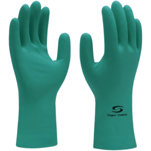Luva Nitrílica de Segurança – Nitro Green – com forro